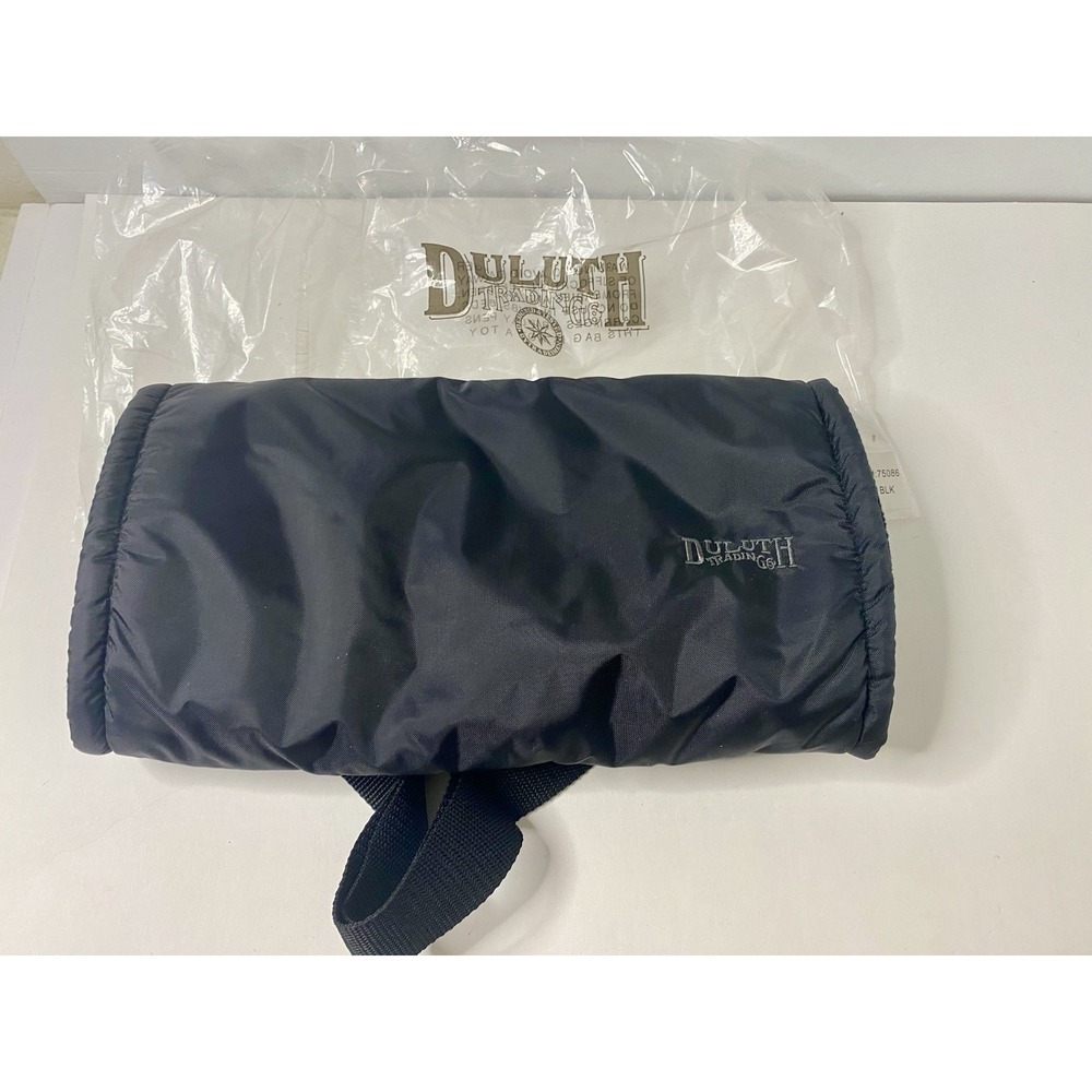 Duluth Trading Co Unisex Hand Warmer Pouch Black Fleece Liner Clip Belt #2‎